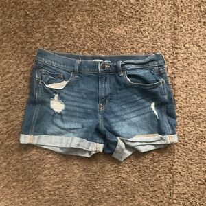 Old Navy Distressed Blue Jean Shorts